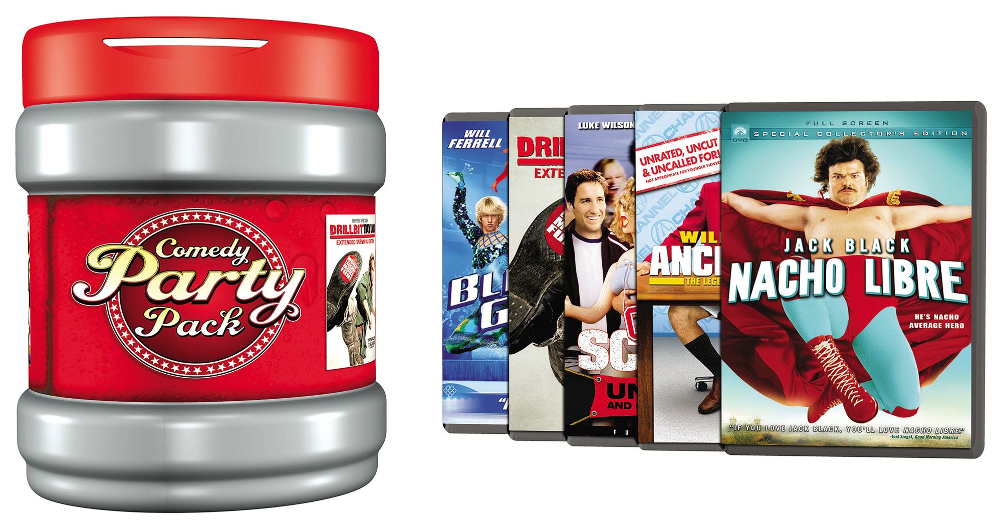 Win the New Comedy Party Pack DVD Set