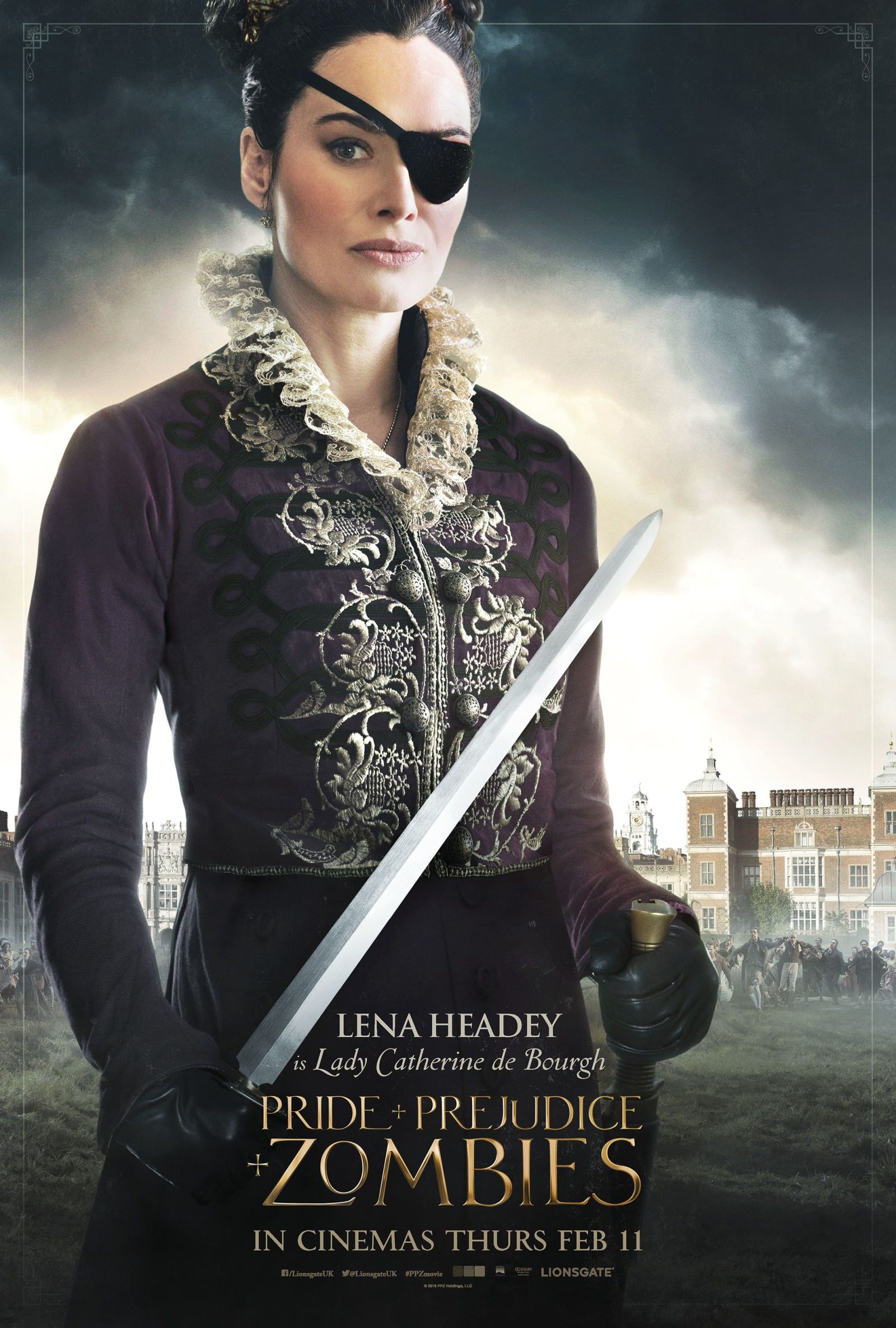 Pride and Prejudice and Zombies Lady Catherine De Bourgh Poster