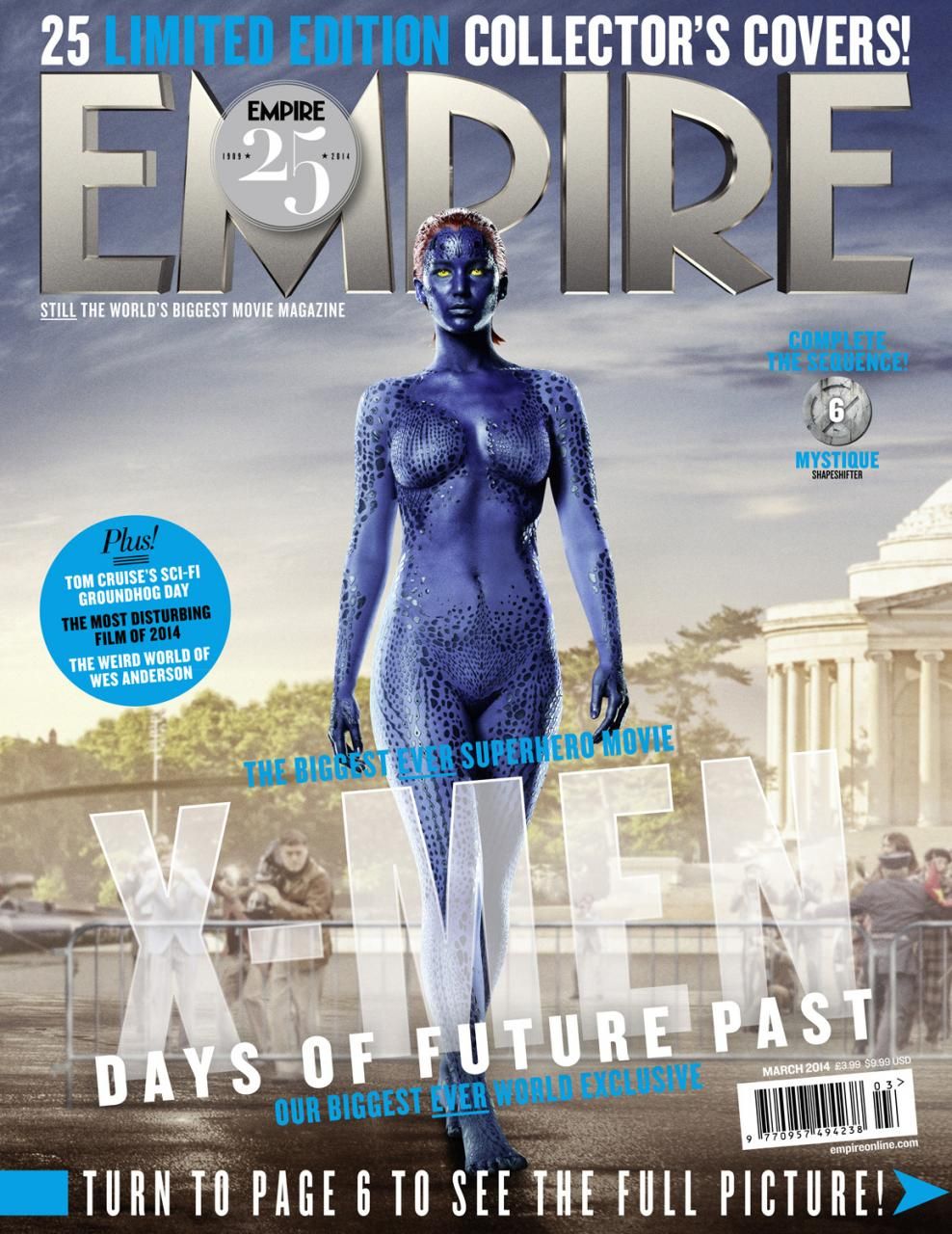 X-Men: Days of Future Past Mystique Empire Cover