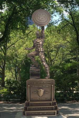 Captain America Statue 1