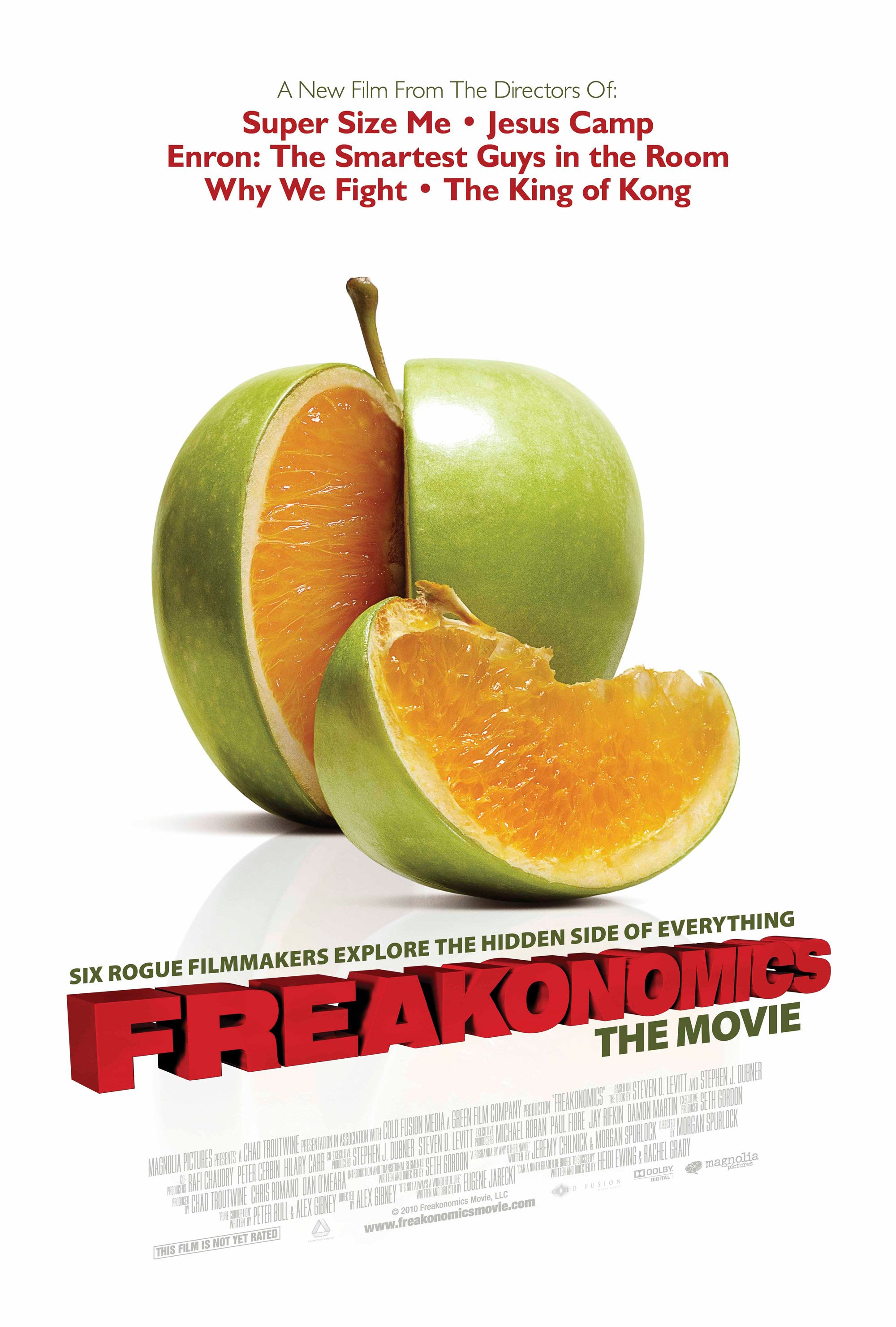 Magnolia Pictures lets viewers pay what they want for a Freakonomics advance screeningMagnolia Pictures and the Green Film Company announced today a unique screening program in ten cities across the country that will allow filmgoers to choose how much they want to pay for an advance look at {0}: The Movie. The highly anticipated film version of the internationally bestselling book by Stephen Dubner and Steven Levitt hits theaters nationwide on October 1st. These pay-what-you-want screenings offe