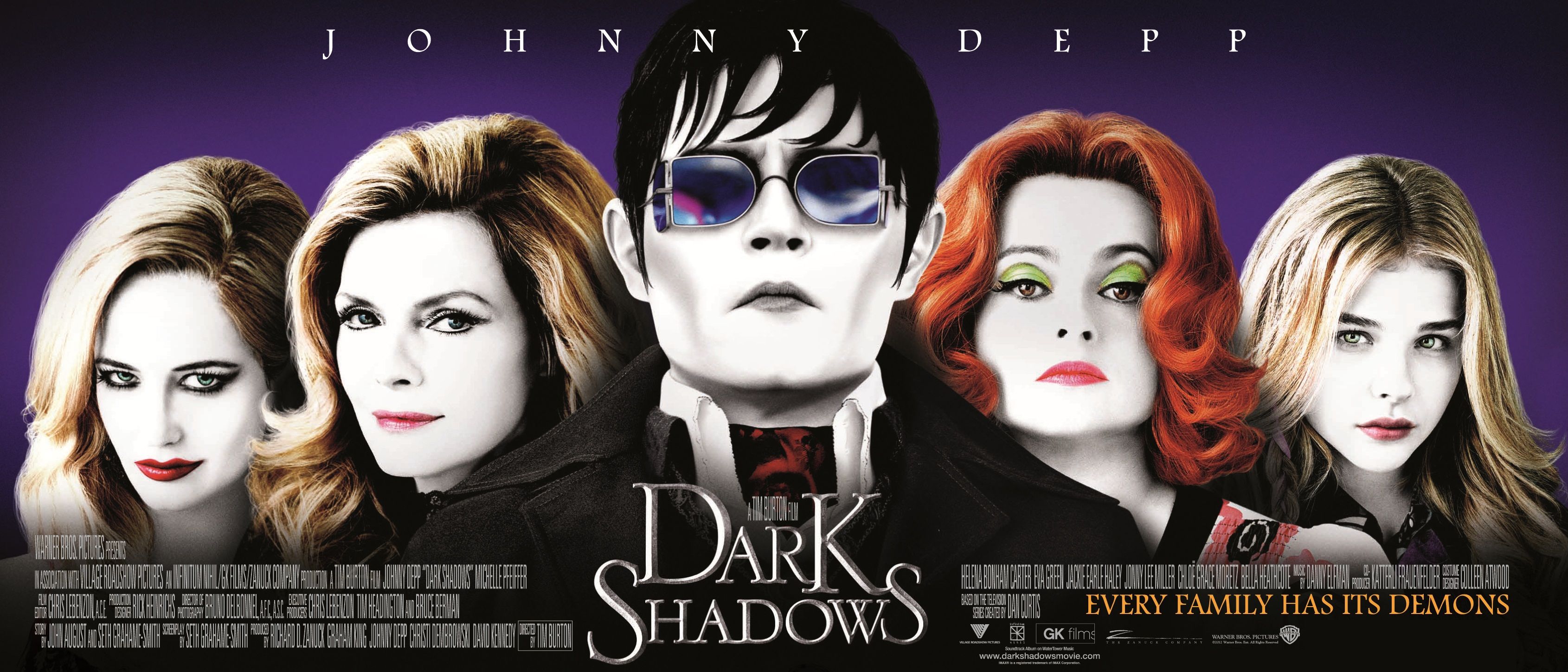 Dark Shadows Featured Cast Banner