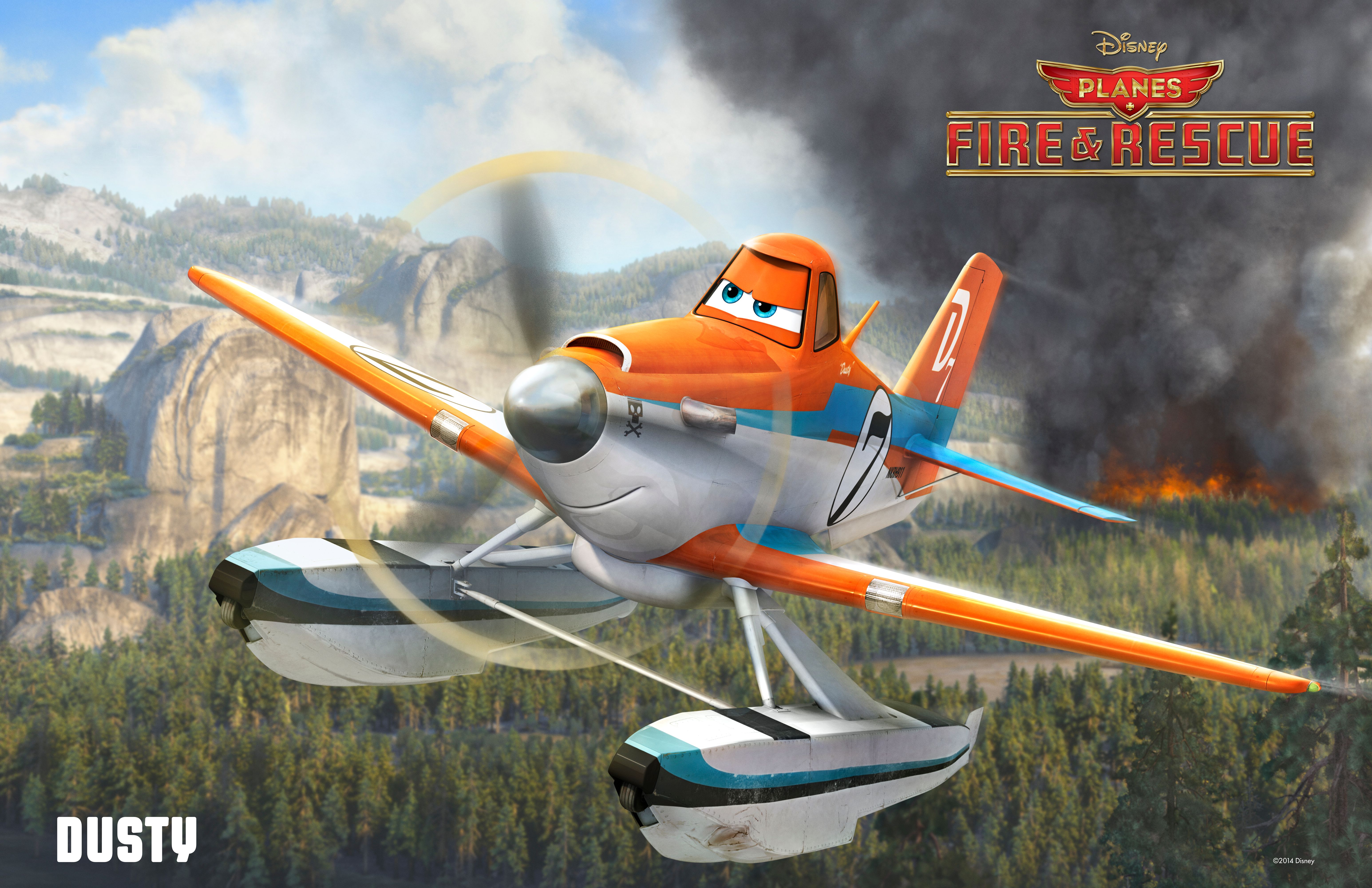 Planes Fire and Rescue Dusty Poster
