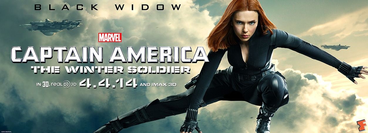 Captain America: The Winter Soldier Black Widow Banner