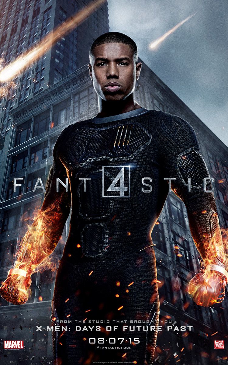 Fantastic Four The Human Torch Character Poster