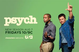 Win Huge Prizes from Psych{0} comes back with an all new fourth season starting on Friday, August 7 at 10 PM ET on the USA Network and you know we have to celebrate the return of this popular series. We have a brand new contest lined up and we're giving away a ton of prizes like comic books, magic 8-ball's and much more. Check out the full list of prizes below.