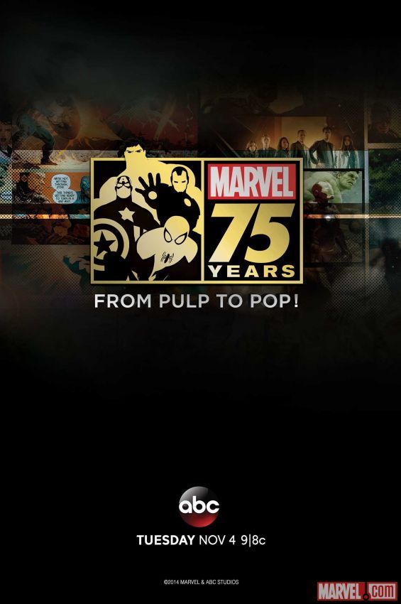 Marvel 75 Years Poster