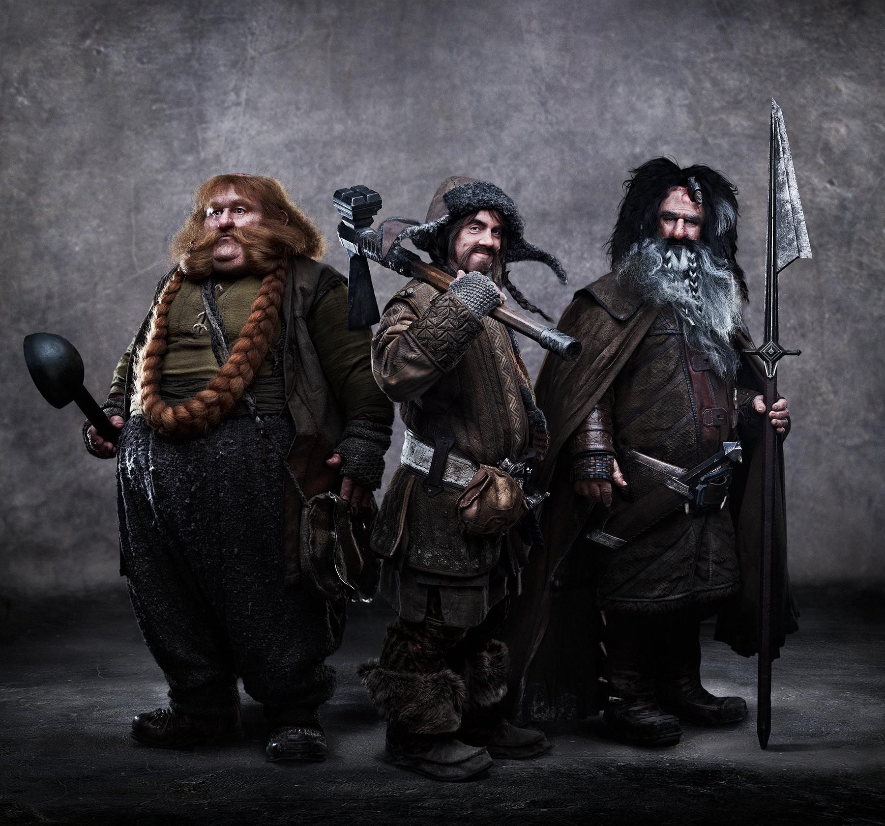 The Hobbit Bofur, Bombur, and Bifur Photo