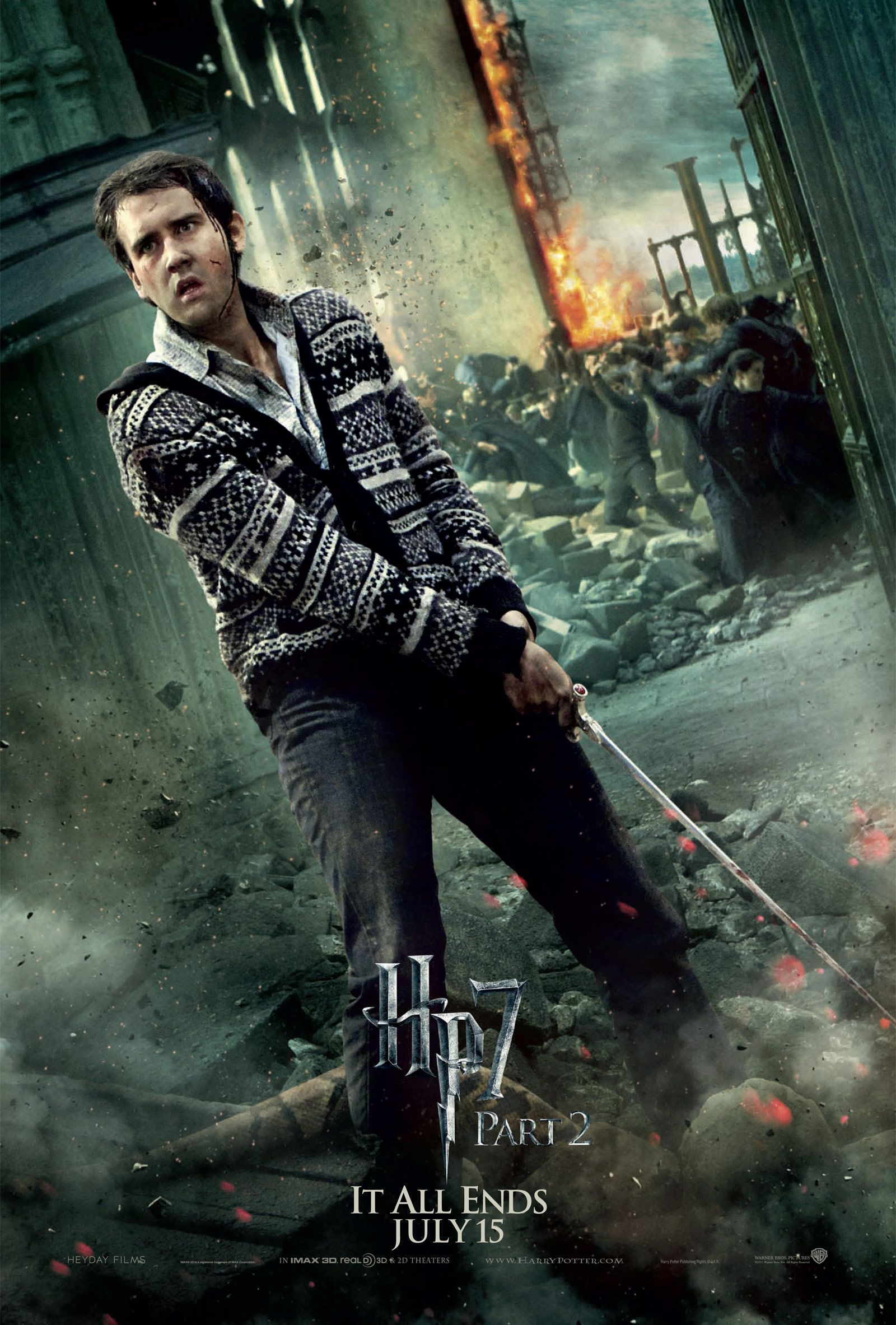 Harry Potter and the Deathly Hallows - Part 2 Neville Longbottom Character Poster