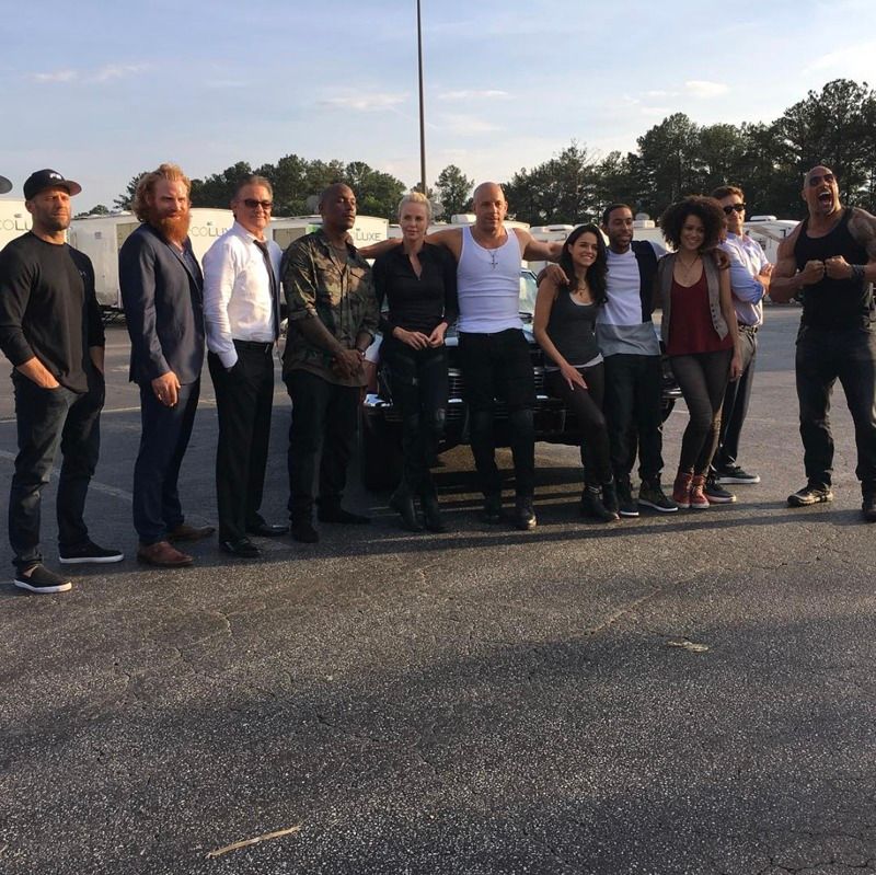 Fast & Furious 8 Cast Photo