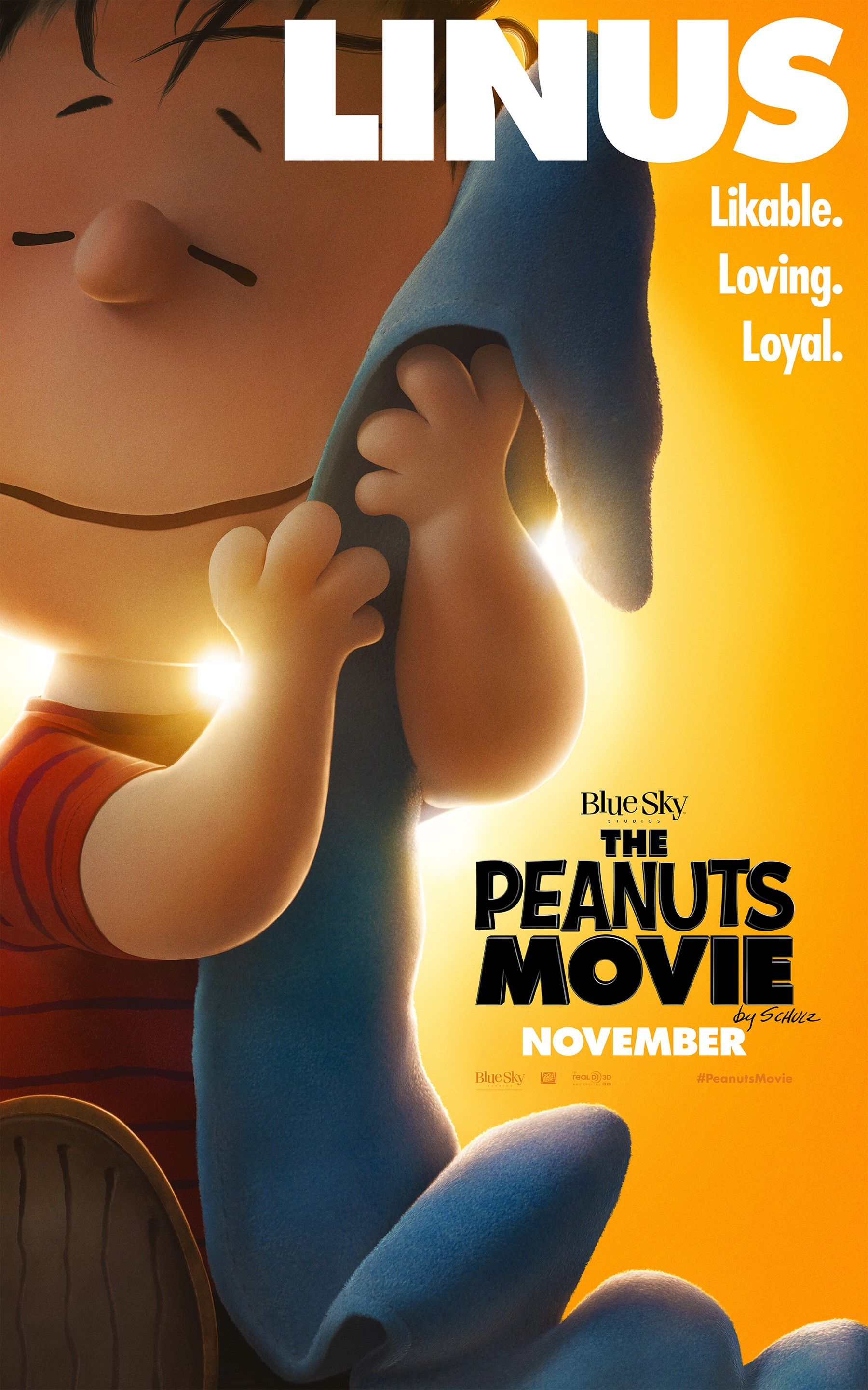 Peanuts Movie Linus Character Poster
