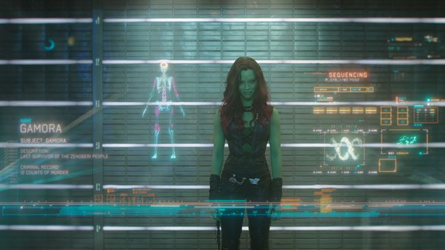 Gamora in Guardians of the Galaxy