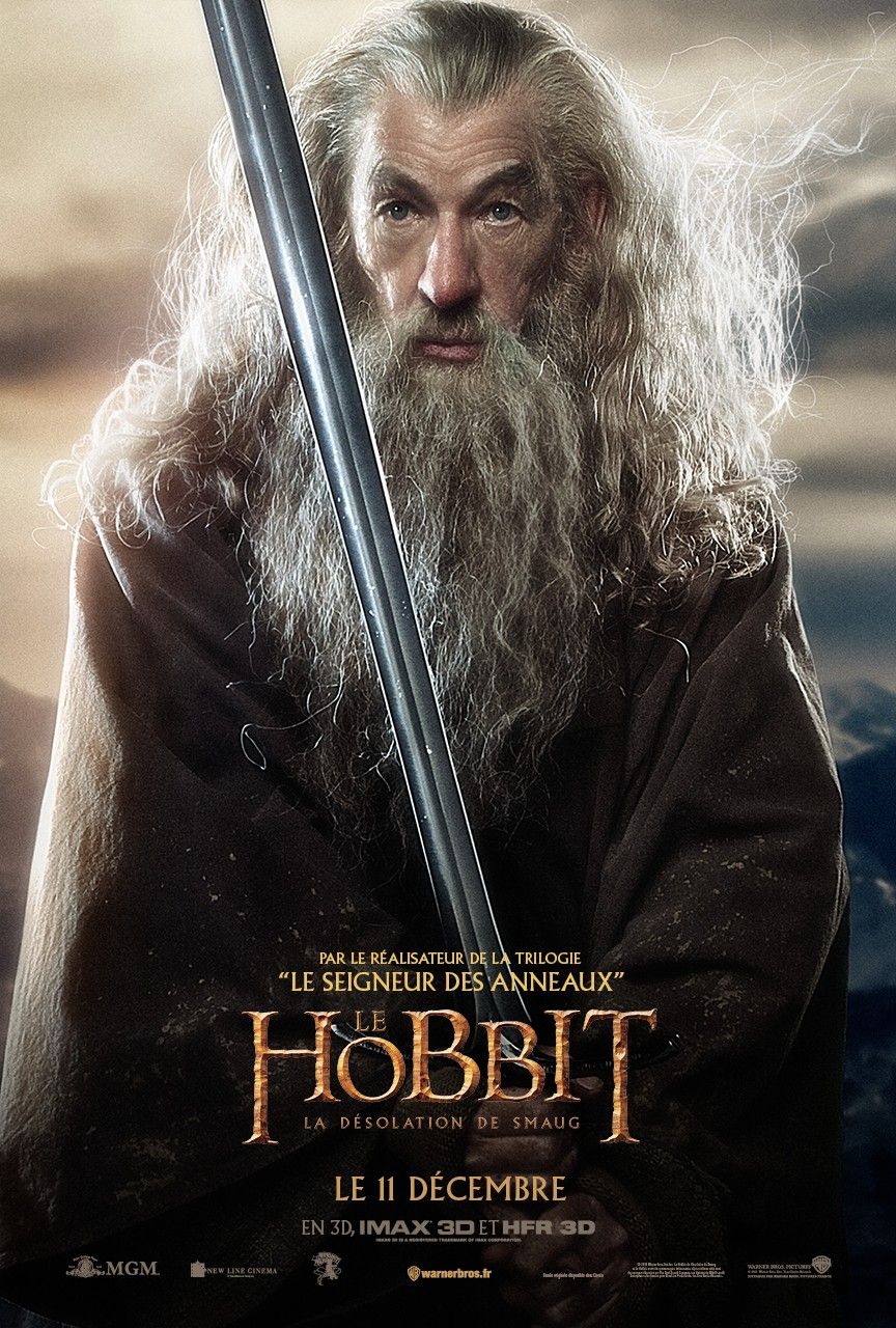 The Hobbit: The Desolation of Smaug Gandalf Poster