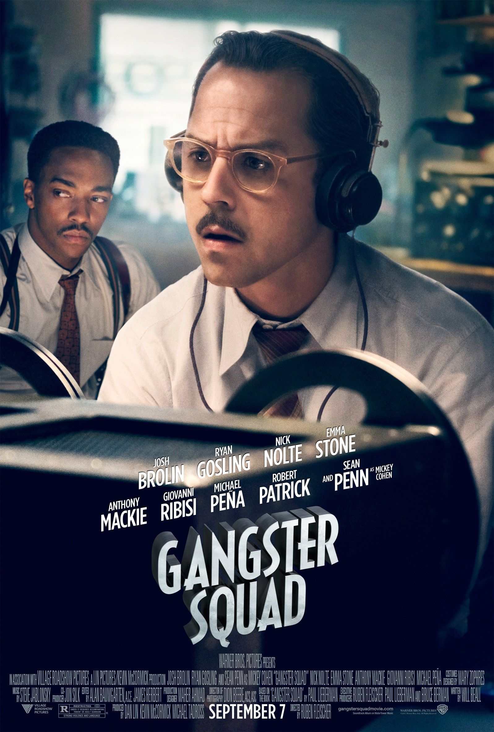 Gangster Squad Giovanni Ribisi Character Poster
