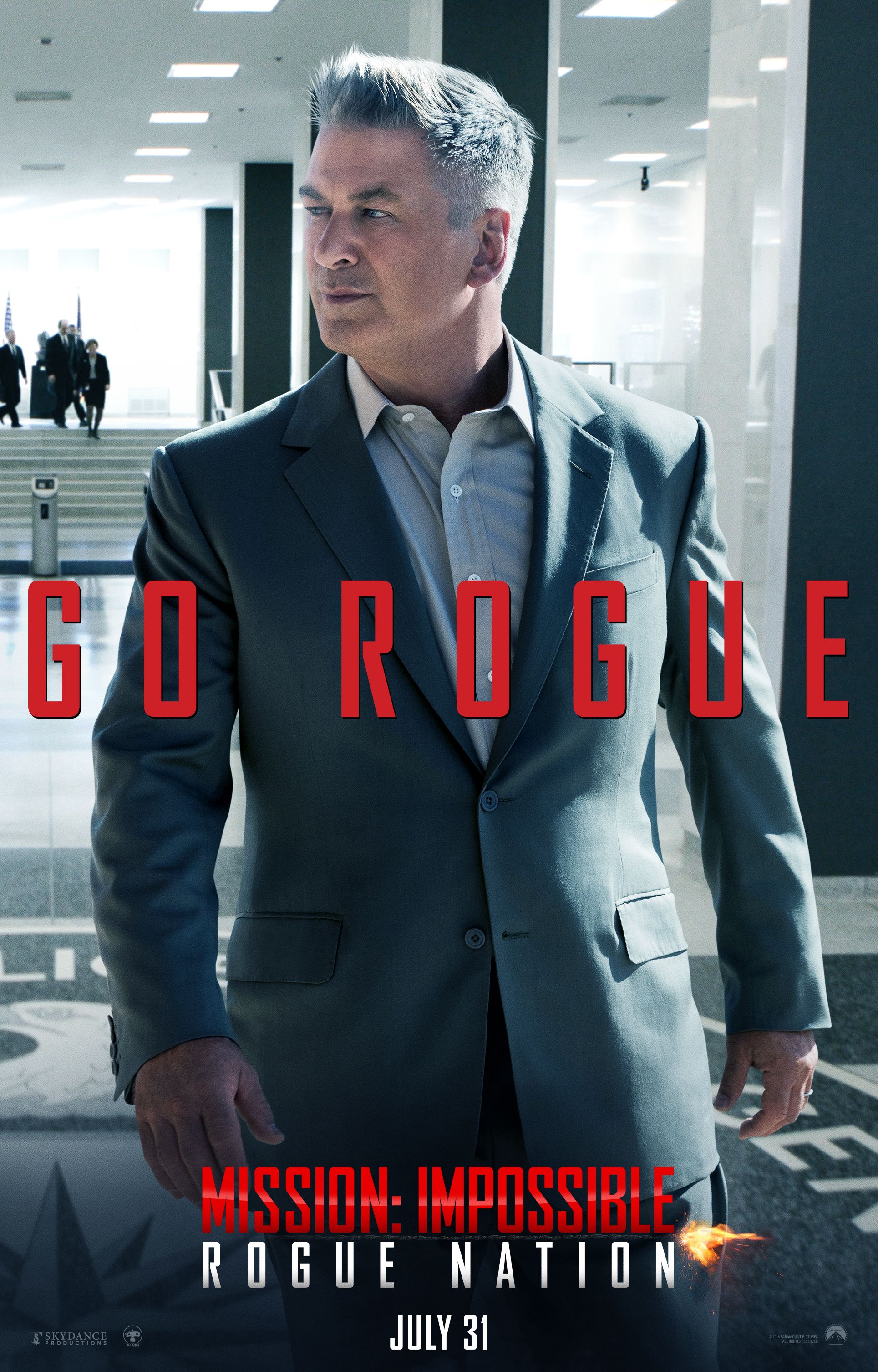 Mission: Impossible Rogue Nation Alec Baldwin Poster