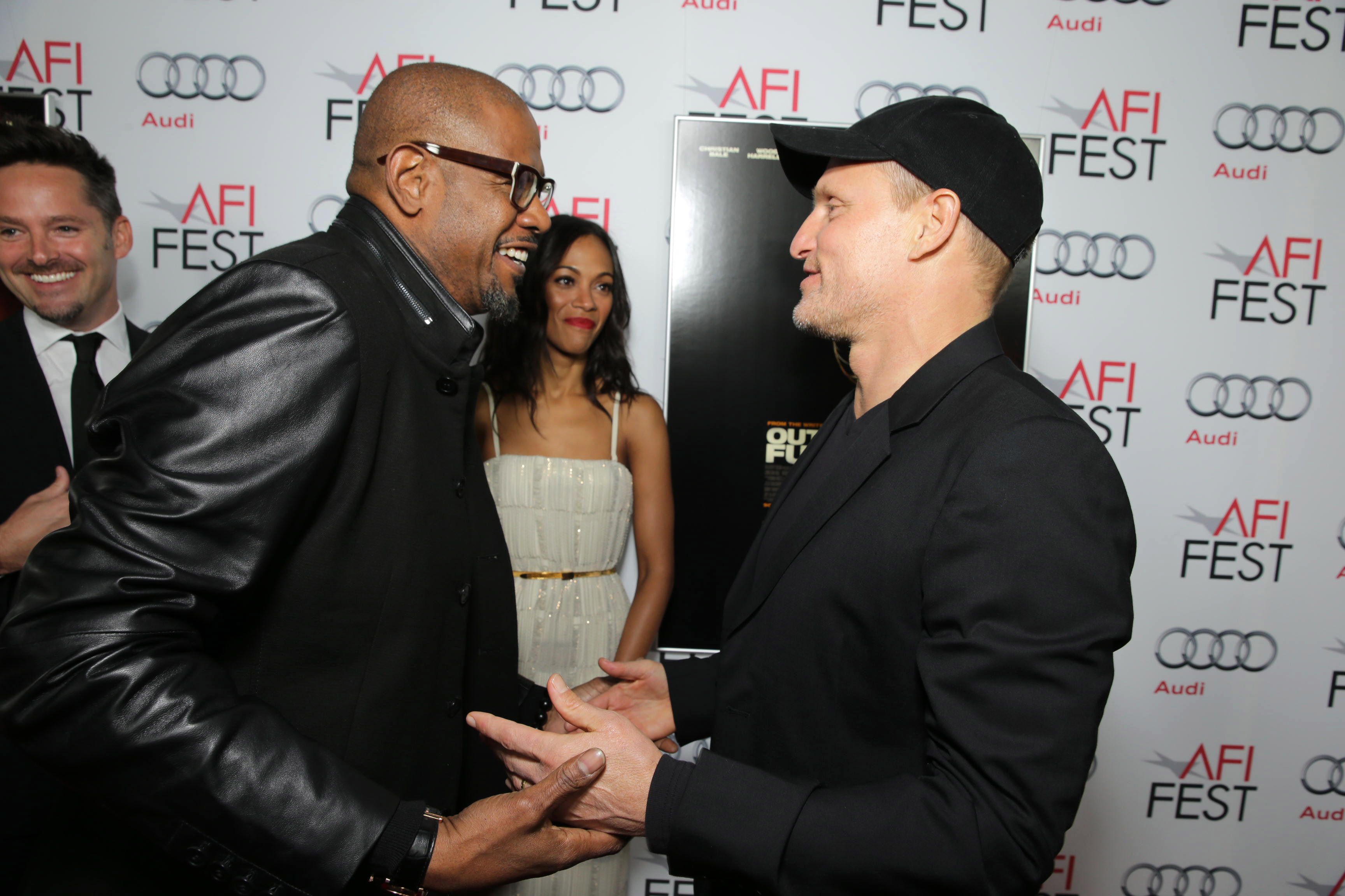 Woody Harrelson, Forest Whitaker, Zoe Saldana and director Scott Cooper at the AFI Fest premiere of Out of the Furnace{27}, who plays local sheriff Wesley Barnes, revealed how important he thinks this story really is.