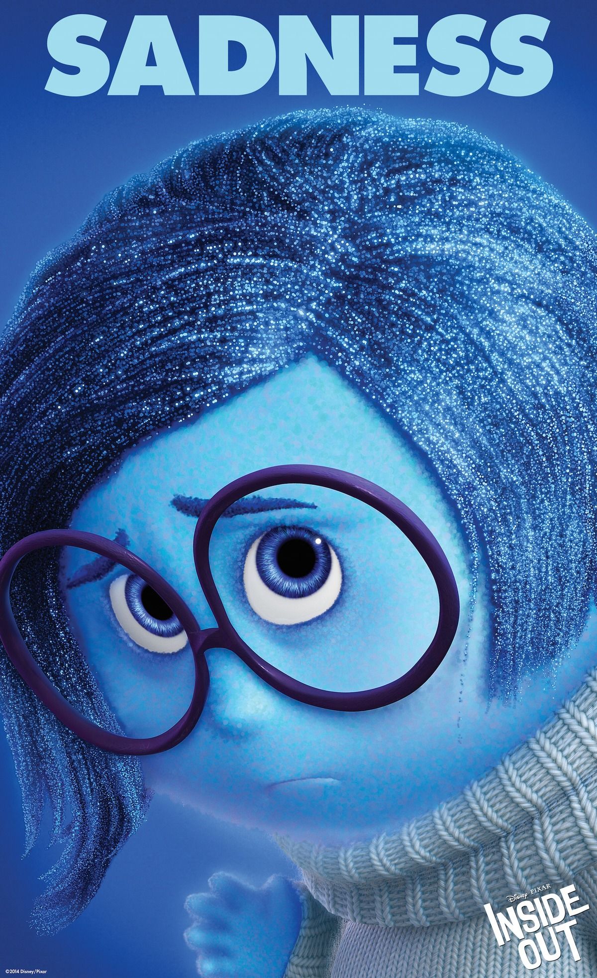 Inside Out Sadness Character Poster
