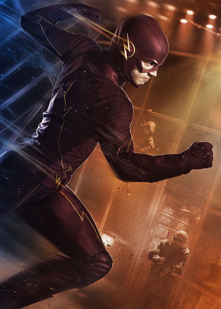 Flash Superhero Fight Club Poster