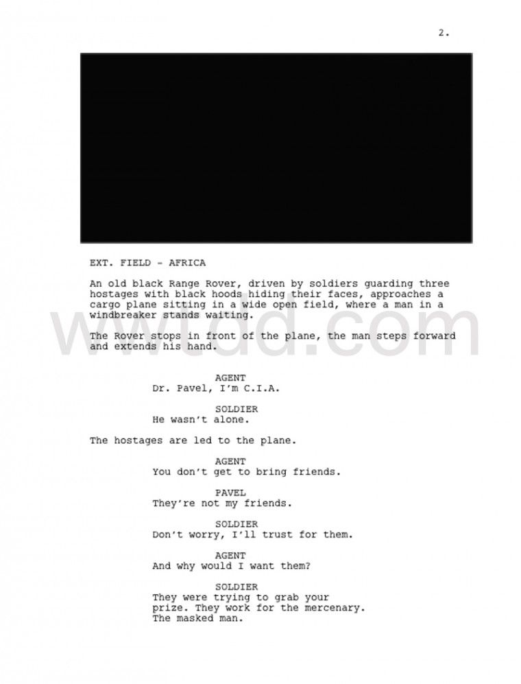 The Dark Knight Rises Scrip Pages