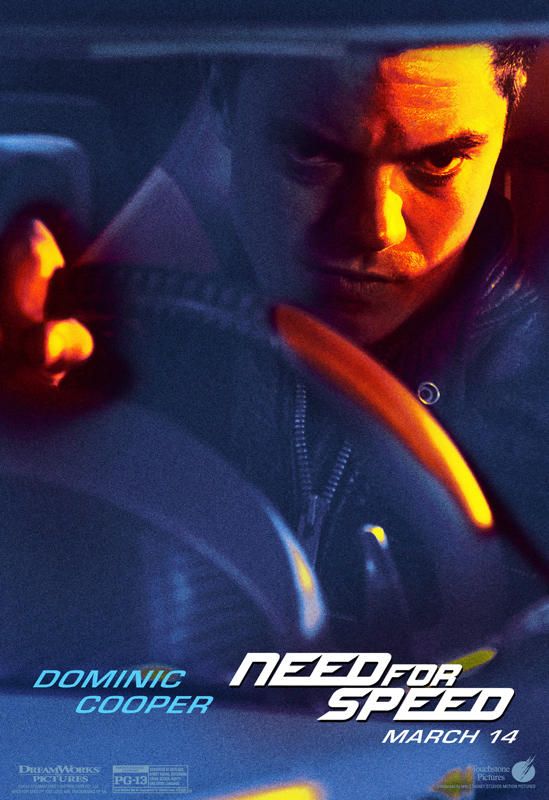 Need for Speed Dominic Cooper Character Poster