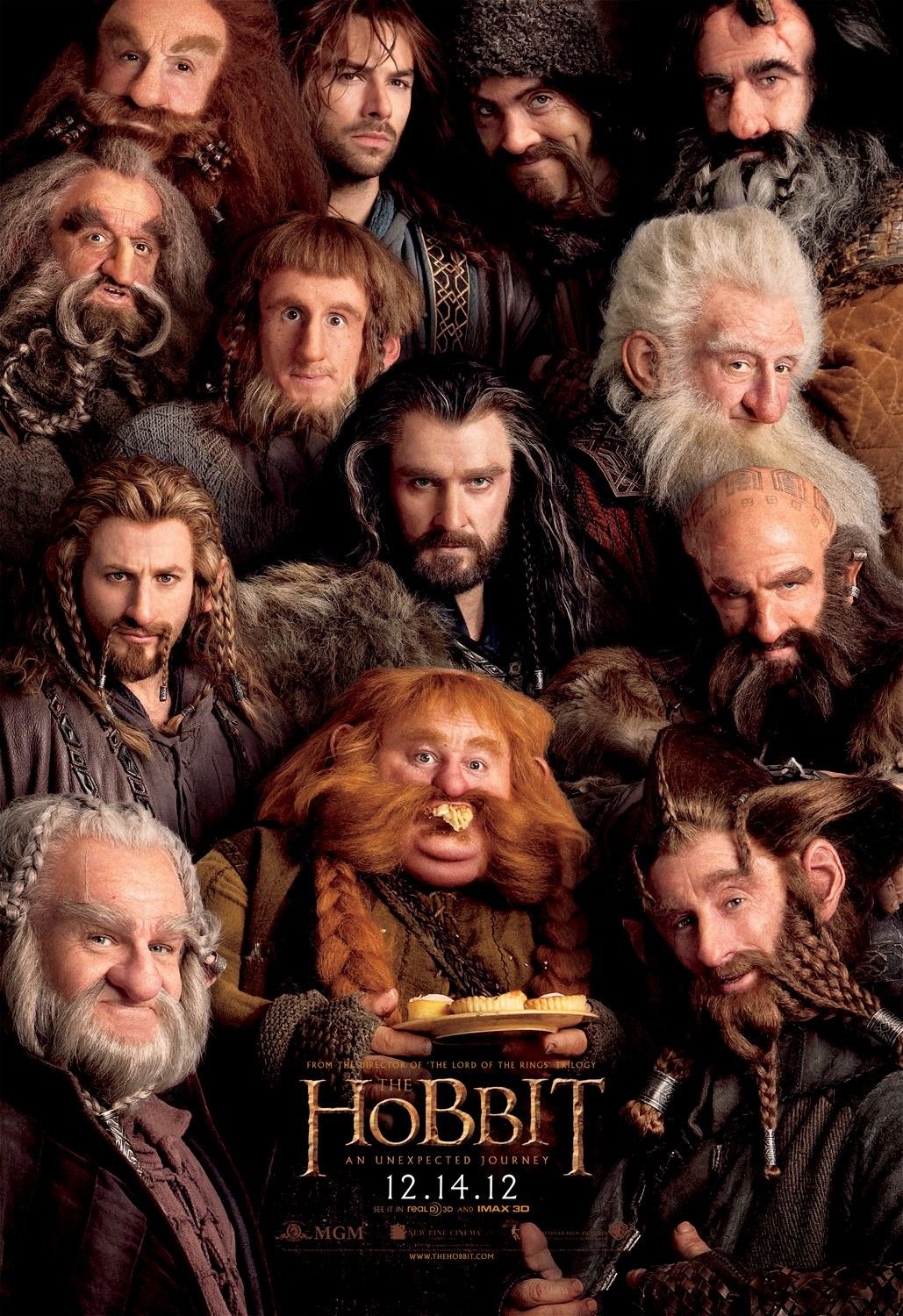 The Hobbit: An Unexpected Journey Dwarves Poster