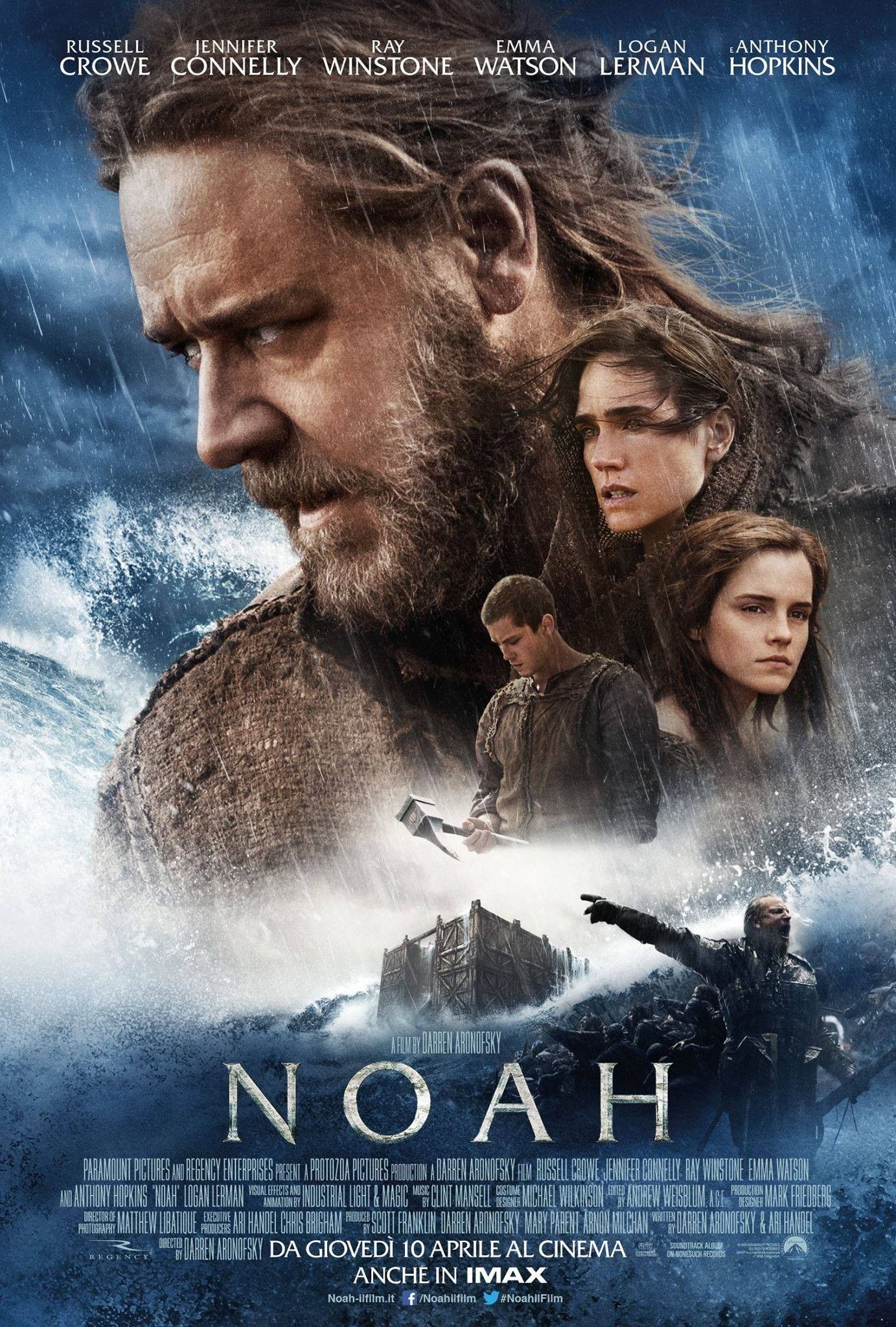 Noah Character Cast International Poster 2