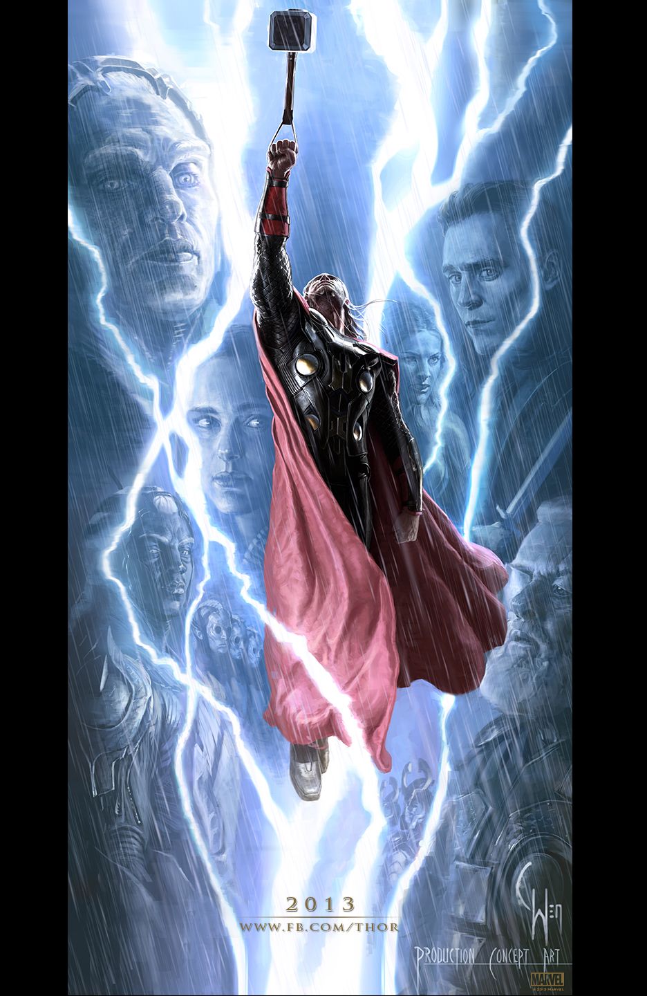 Thor The Dark World Art