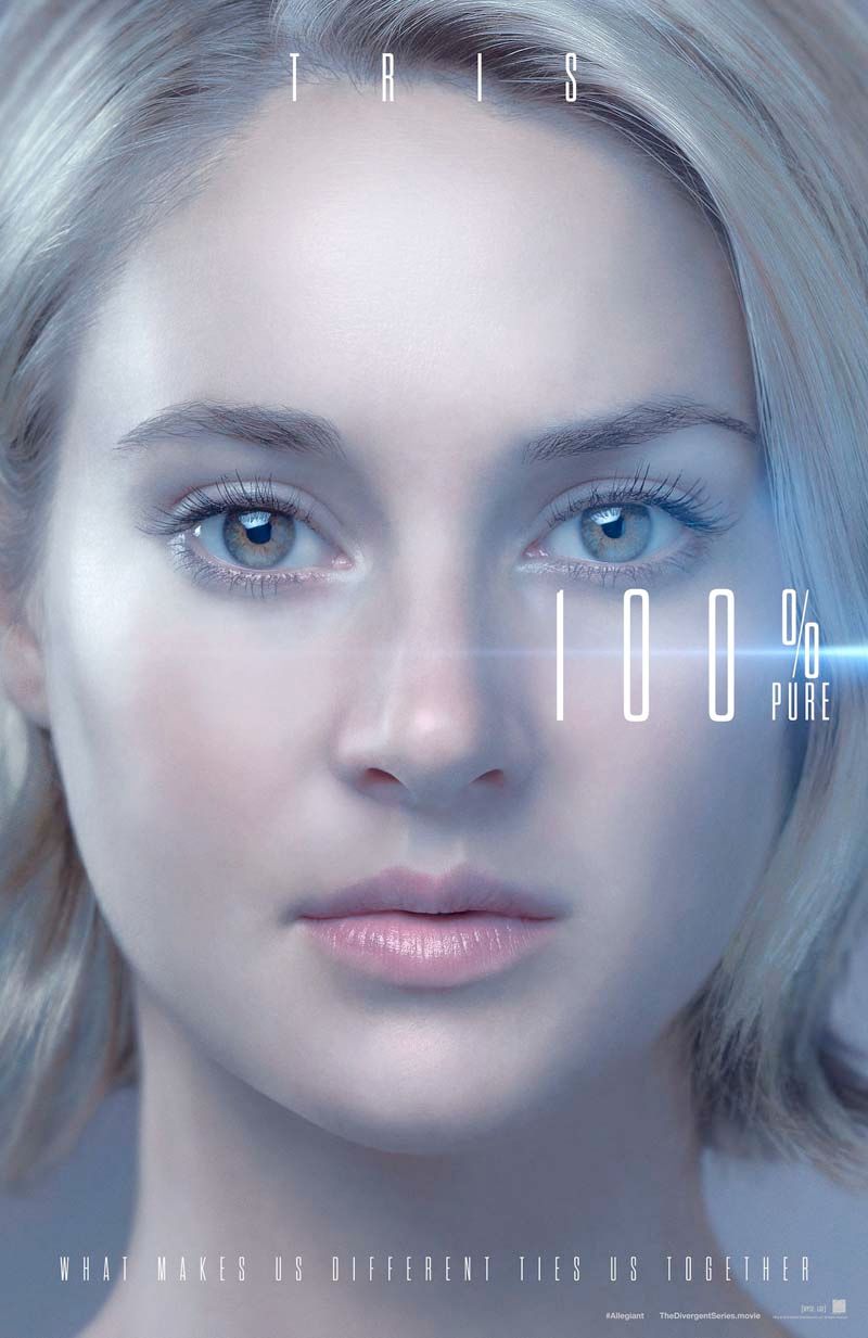Divergent Allegiant Tris Character Poster