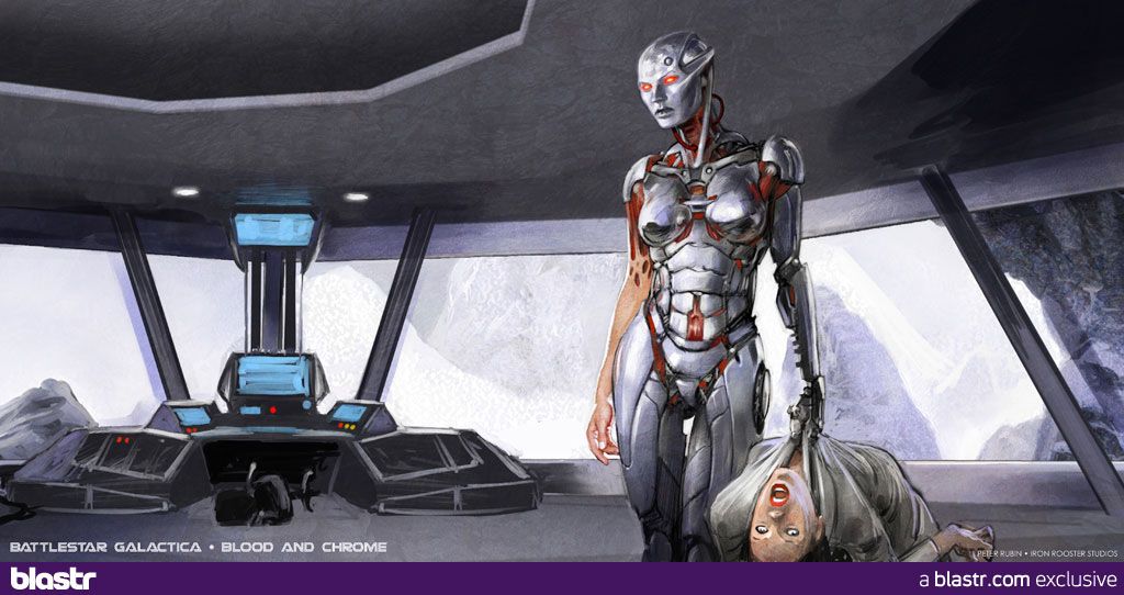 Battlestar Galactica: Blood and Chrome Concept Art #2
