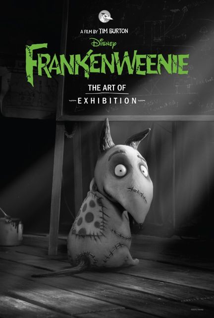The Art of Frankenweenie Exhibition Poster
