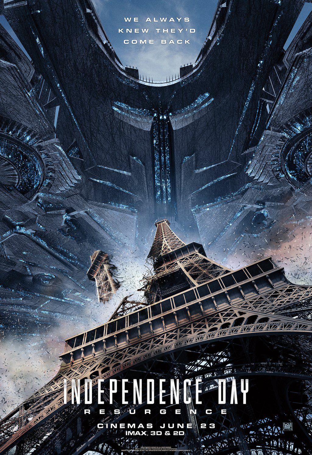 Independence Day: Resurgence Eiffel Tower Poster