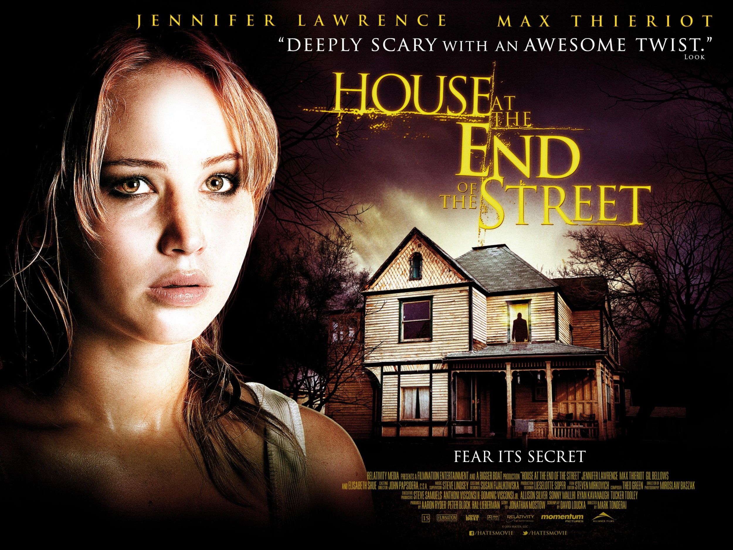 House at the End of the Street UK Quad Poster
