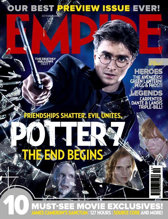 Harry Potter and the Deathly Hallows magazine cover image