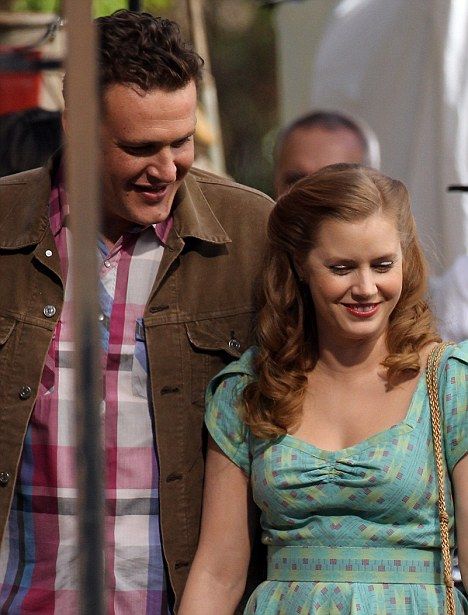 Jason Segel and Amy Adams in The Muppets