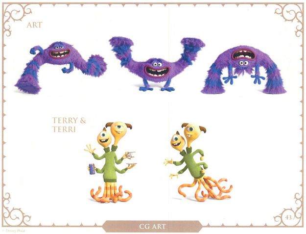 Monsters University Character Art #5