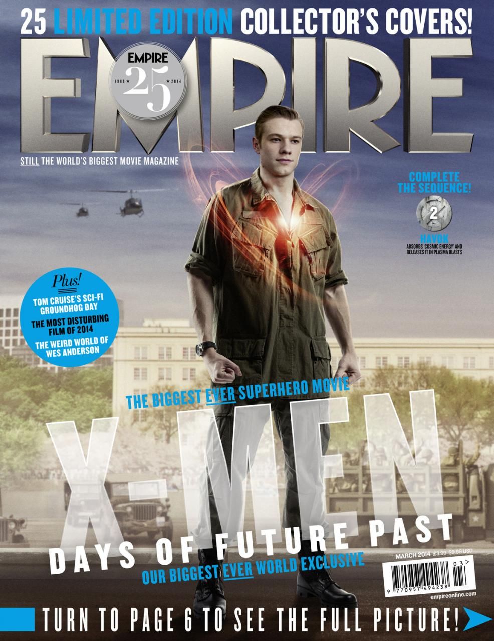 X-Men: Days of Future Past Havok Empire Cover