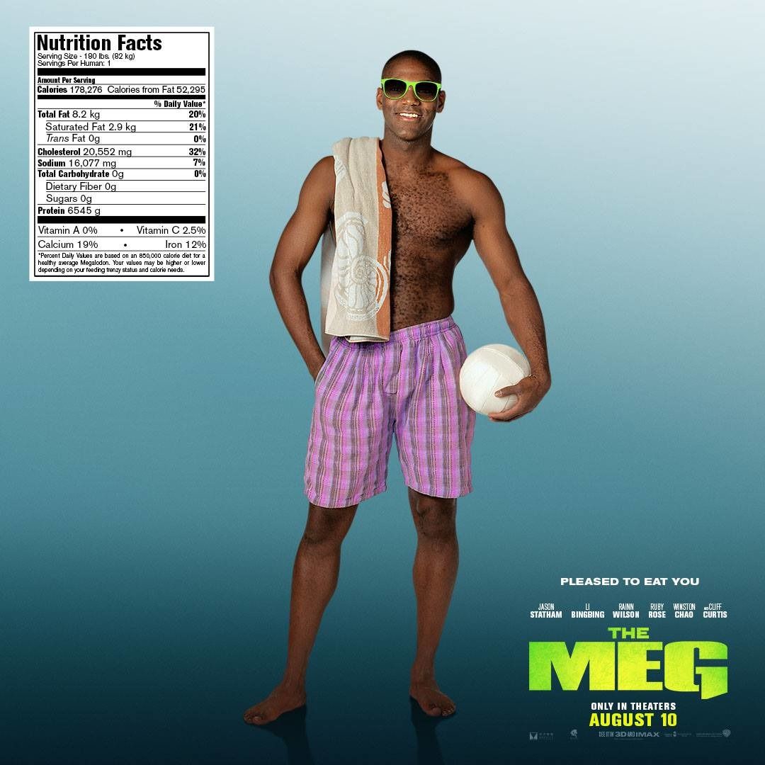 The Meg Nutrition Facts Poster #1