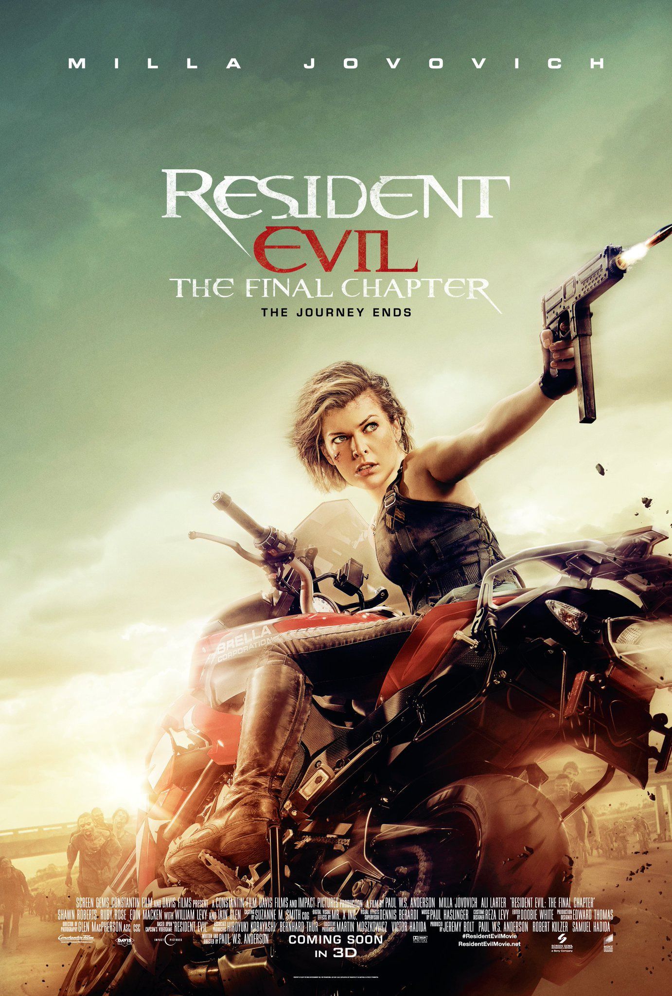 Resident Evil The Final Chapter Poster 2