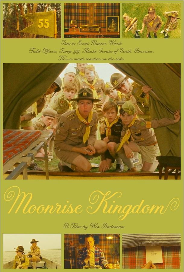 Scout Master Ward Moonrise Kingdom Poster