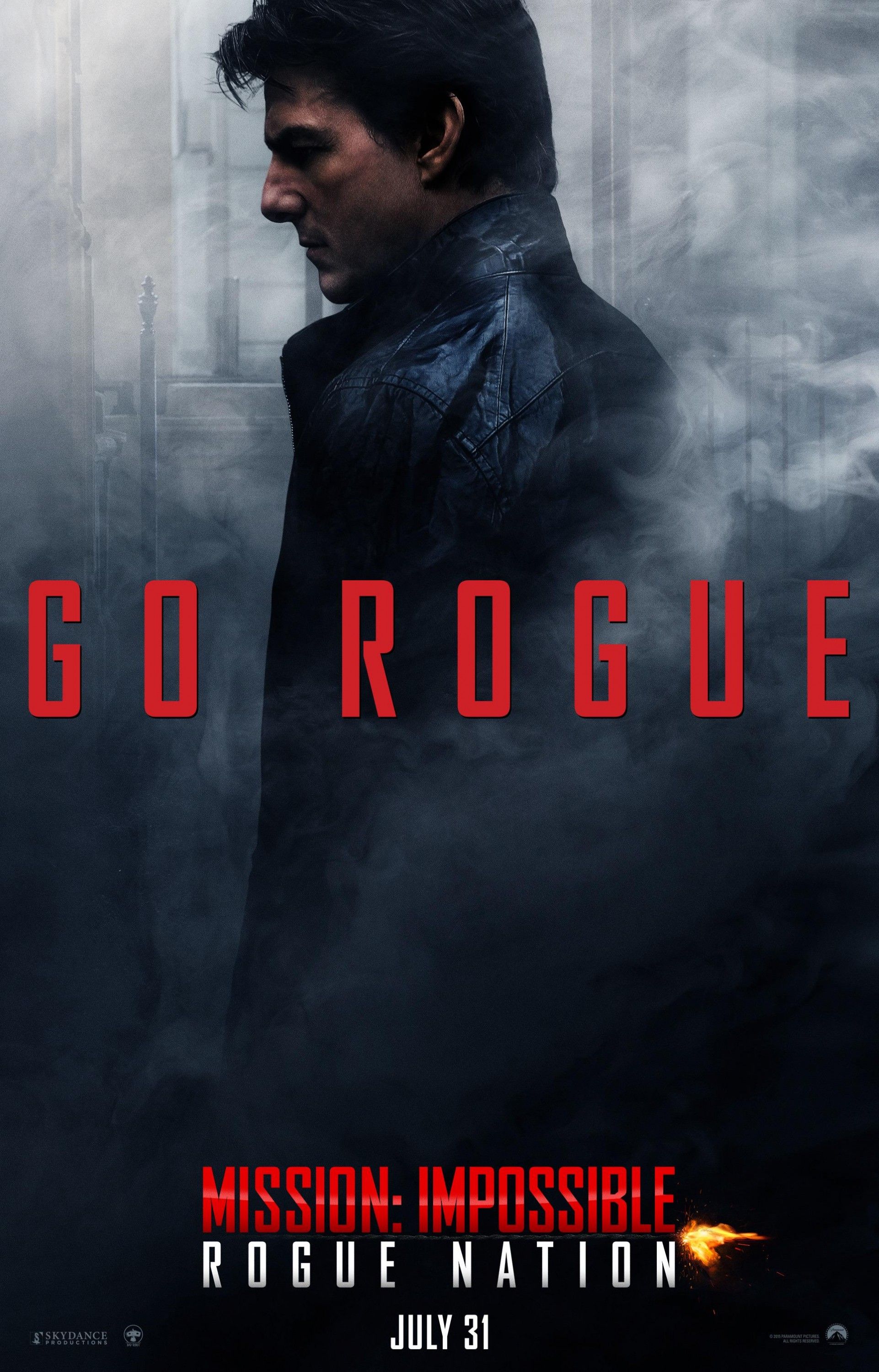 Mission: Impossible Rogue Nation Tom Cruise Poster
