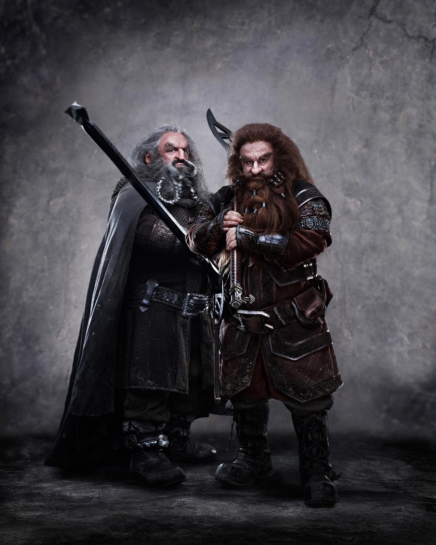 John Callen as Oin and Peter Hambleton as Gloin in The Hobbit