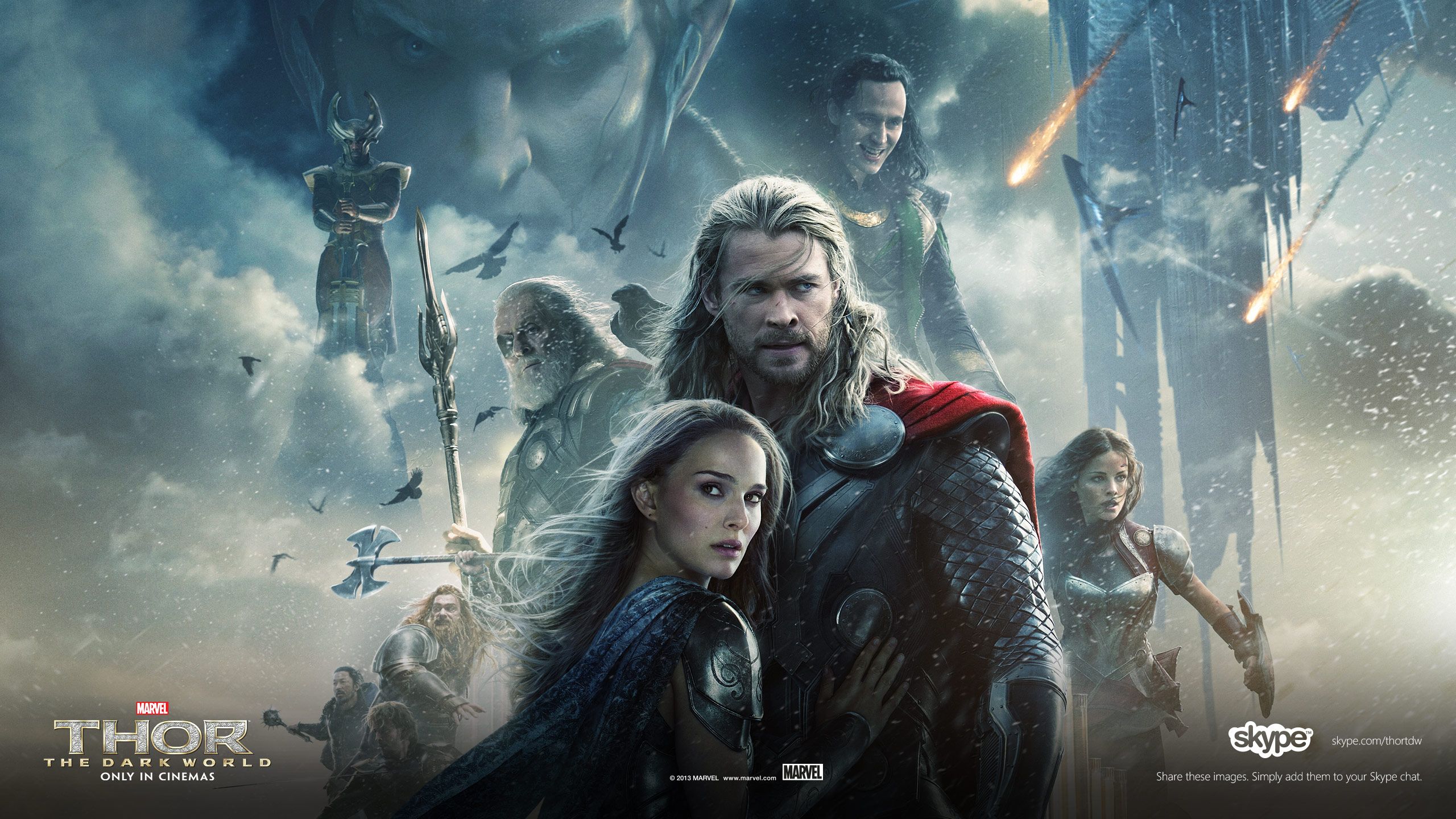 Thor: The Dark World Malekith the Accursed Skype Banner 4