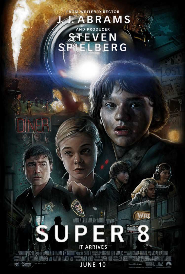 Super 8 Amblin Entertainment style Poster