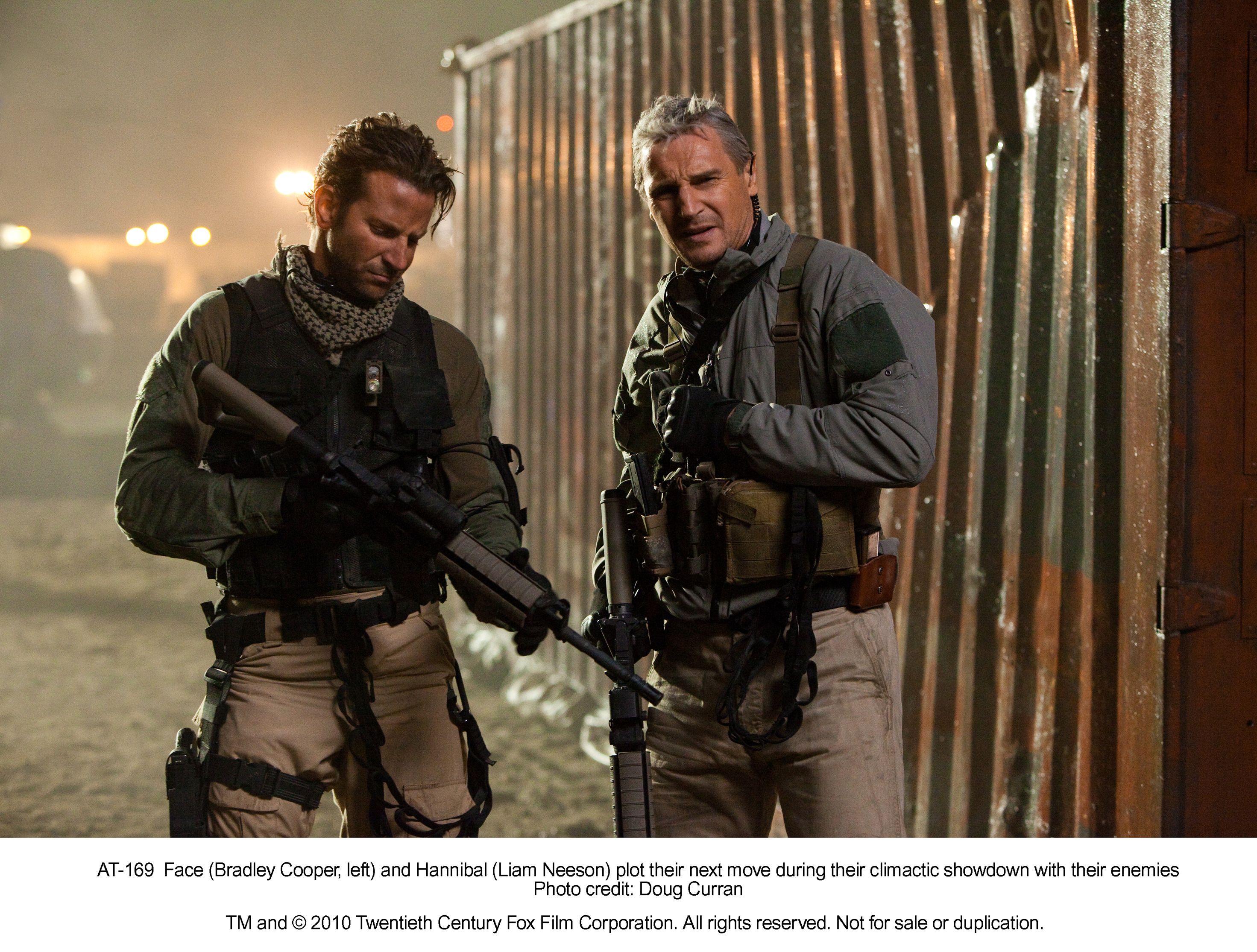 Bradley Cooper and Liam Neeson