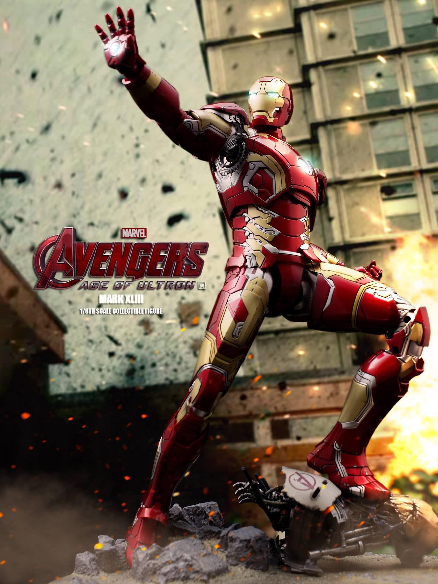 Avengers 2 Iron Man Mark XLIII Action Figure Photo 3