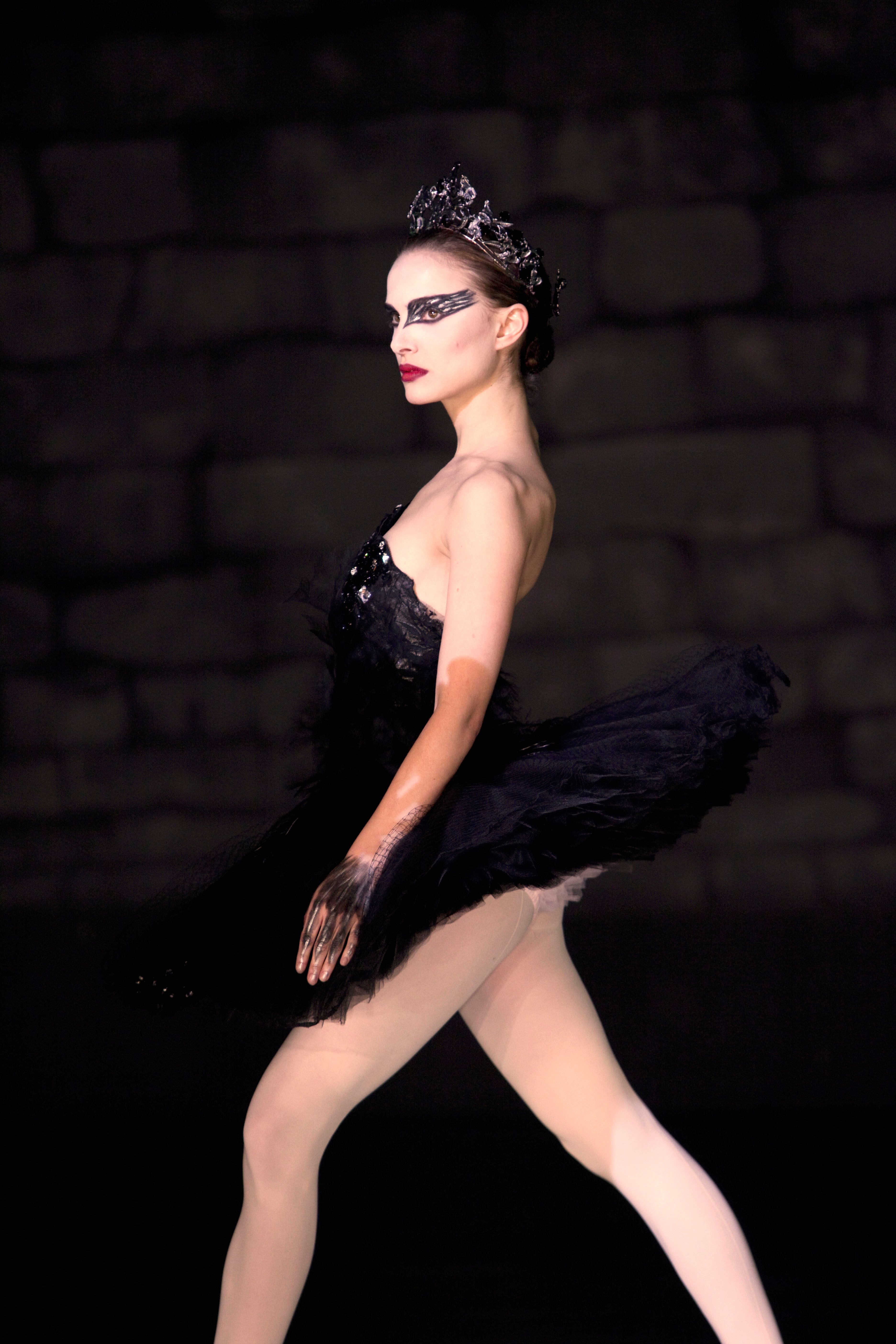 Natalie Portman as the Black Swan