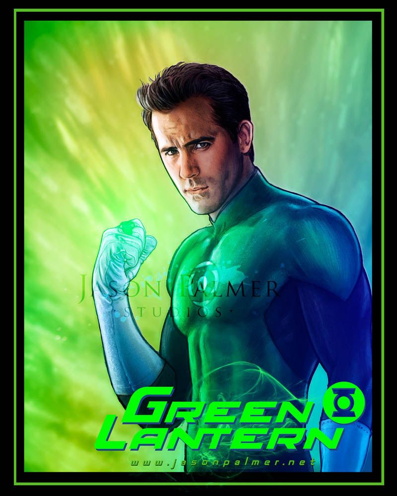 Ryan Reynolds as the Green Lantern Concept Art