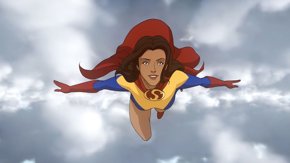 Lois Lane takes flight in All-Star Superman{42}