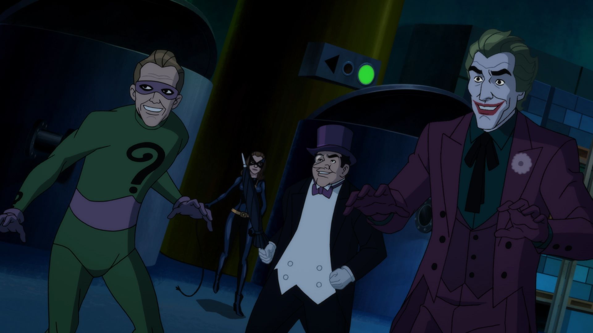 Batman and the Return of the Caped Crusaders Joker Riddler Catwoman and Penguin Photo