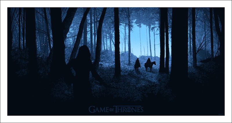 Game of Thrones Comic-Con 2012 Mondo Poster #2